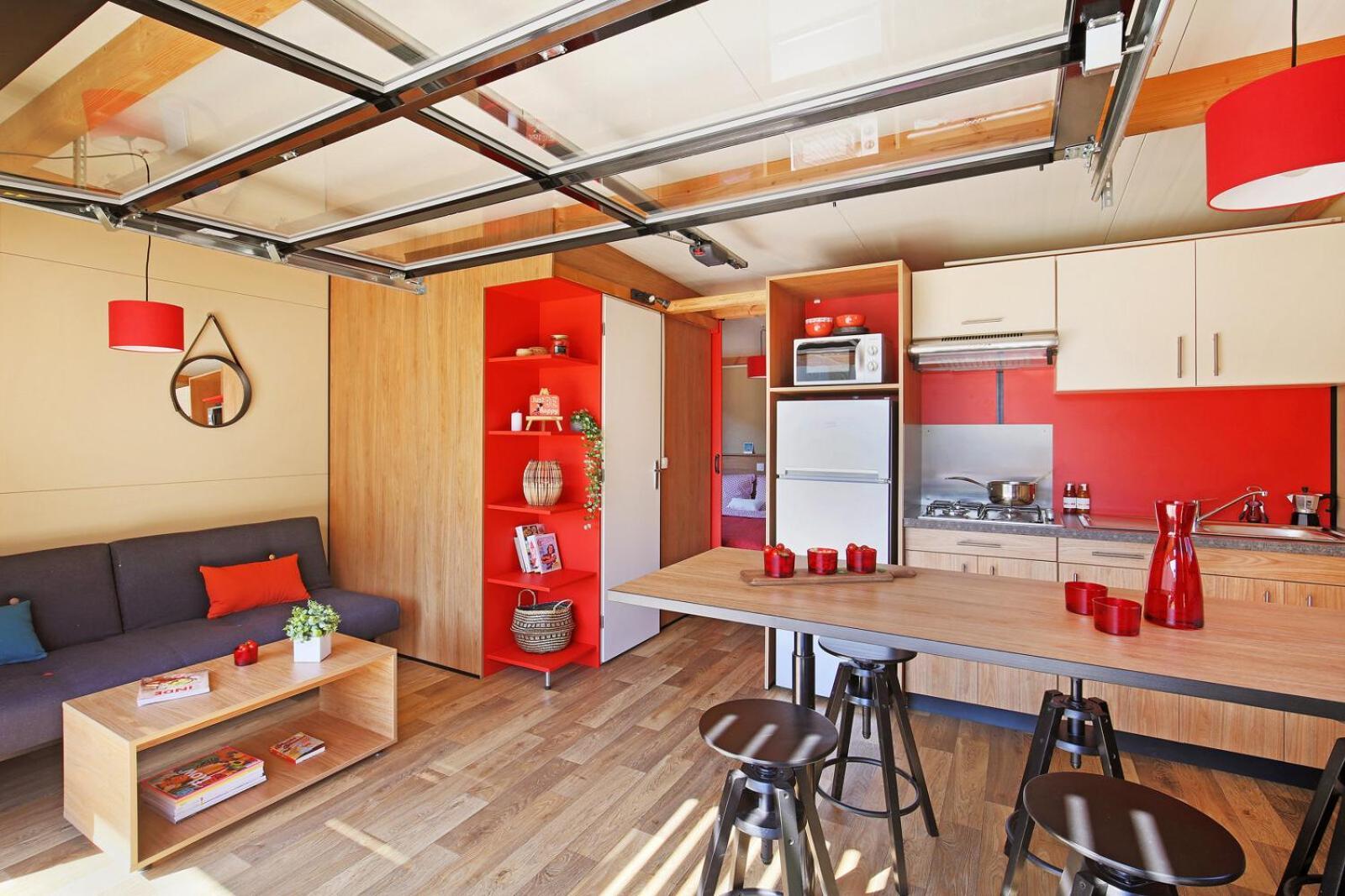 Huttopia De Roos Stegeren 部屋 写真